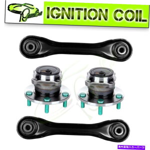 Wheel Hub Bearing 2004N2009Ñ}c_354PCSփxAOnugCRg[A[ 4pcs Rear Wheel Bearing Hub Lower Trailing Control Arm for 2004-2009 Mazda 3 & 5