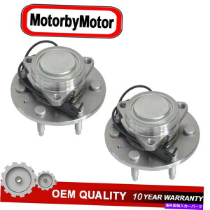 Wheel Hub Bearing V{[Vo[hGMCVG1500^z[ȒOփxAOƃnuyA Pair Front Wheel Bearing and Hub For Chevy Silverado GMC Sierra 1500 Tahoe Yukon