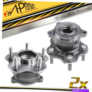 Wheel Hub Bearing �C���t�B�j�e�BFX35 2003-2009 FX45 w/32�X�v���C���t�����W�p2�{��փx�A�����O�ƃn�u 2x Rear Wheel Bearing & Hub for Infiniti FX35 2003-2009 FX45 w/32 Spline Flange�y���s�A���i�z