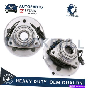 Wheel Hub Bearing 2PCS 2009-2011�̃t�����g�z�C�[���x�A�����O���n�u�_�b�WRAM 1500 w/ abs 5���O515126 2PCS Front Wheel Bearing & Hub For 2009-2011 Dodge RAM 1500 w/ ABS 5 Lug 515126�y���s�A���i�z