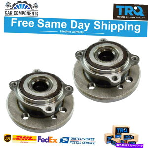 Wheel Hub Bearing TRQ 2006-2015�~�j�̂��߂̐V�����t�����g�z�C�[���x�A�����O���n�u�A�Z���u��LH��RH�T�C�h�Z�b�g TRQ New Front Wheel Bearing & Hub Assembly LH & RH Side Set For 2006-2015 Mini�y���s�A���i�z