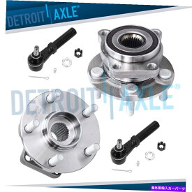Wheel Hub Bearing 09-14スバルレガシーアウトバックインプレッサのフロントホイールベアリングハブアウタータイロッド Front Wheel Bearing Hubs Outer Tie Rods for 09-14 Subaru Legacy Outback Impreza