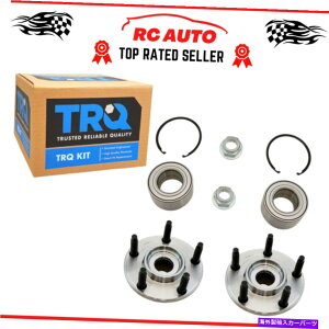 Wheel Hub Bearing TRQ�t�����g�z�C�[���x�A�����O���n�u�L�b�g�X�i�b�v�����O�ƃi�b�gLH RH�y�A�t�B�b�g�G�b�WMKX TRQ Front Wheel Bearing & Hub Kit with Snap Ring & Nut LH RH Pair Fits Edge MKX�y���s�A���i�z