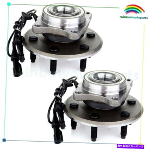 Wheel Hub Bearing 2�{��փn�u�x�A�����O�y�A��03-06�����J�[���t�H�[�h�p��ABS 6���O���܂܂�Ă��܂� 2X Rear Wheel Hub Bearings Pair Includes ABS 6 Lugs For 03-06 Lincoln Ford�y���s�A���i�z