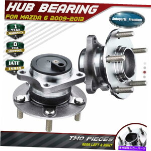 Wheel Hub Bearing �}�c�_6 2009-2013��2x���A�h���C�o�[�Ə���ȃx�A�����O�n�u�A�Z���u�� 2x Rear Driver & Passenger Side Wheel Bearing Hub Assembly for Mazda 6 2009-2013