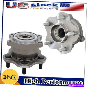 Wheel Hub Bearing 2PCS���A�z�C�[���x�A�����O�C���t�B�j�e�BG37 Q50 G35���Y370Z�p�n�u�A�Z���u���y�A 2Pcs Rear Wheel Bearing Hub Assembly Pair For Infiniti G37 Q50 G35 Nissan 370Z�y���s�A���i�z