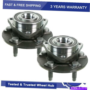 Wheel Hub Bearing 2010�N����2015�N�̃V�{���[�J�}���L���f���b�NCTS�̑O�܂��͌�փx�A�����O�ƃn�u 2 Front or Rear Wheel Bearing and Hub for 2010-2015 Chevy Camaro Cadillac CTS�y���s�A���i�z