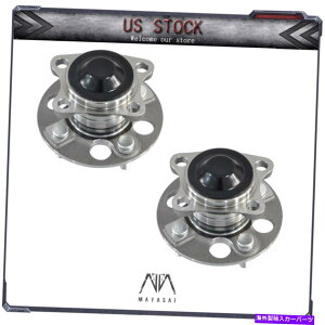 Wheel Hub Bearing �}���T�t�Z�b�g�F2�̐V������փn�u�ƃx�A�����O�A�Z���u���t�B�b�g06-11�g���^�����X MAYASAF Set:2 New Rear Wheel Hubs & Bearings Assembly fit 06-11 Toyota Yaris�y���s�A���i�z