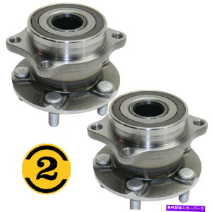 Wheel Hub Bearing yAփxAOnuXoCvbTWRX STIg^86 FR-S W/ABSɃZbg Pair Rear Wheel Bearing Hubs Set for Subaru Impreza WRX STI Toyota 86 FR-S w/ABS