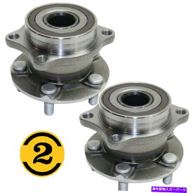 Wheel Hub Bearing 2010年から2013年の2倍後輪ベアリングハブ 2x Rear Wheel Bearing Hubs for 2010 2011- 2013 Subaru Forester Legacy Outback a6