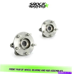 Wheel Hub Bearing 2004N2009N̓YNGXgW/ ABS̃tgyAzC[xAOƃnuAZu Front Pair Wheel Bearing & Hub Assemblies for 2004-2009 Nissan Quest w/ ABS