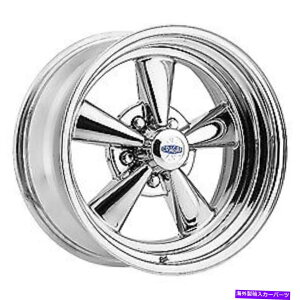 �z�C�[���@4�{�Z�b�g 15x10 Cragar 61c S/S Chrome���b�L2�s�[�X�z�C�[��5x4.75�i-32mm�j�Z�b�g4 15x10 Cragar 61C S/S Chrome Plated 2-Piece Wheels 5x4.75 (-32mm) Set of 4�y���s�A���i�z