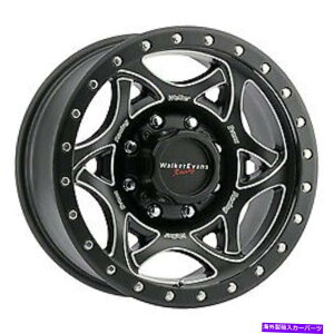 �z�C�[���@4�{�Z�b�g 17x8.5 Walker Evans Racing 501bm Legend II�u���b�N�z�C�[��5x5�i1mm�j�Z�b�g4�̃Z�b�g 17x8.5 Walker Evans Racing 501BM Legend II Black Wheels 5x5 (1mm) Set of 4�y���s�A���i�z