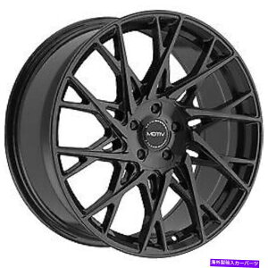 �z�C�[���@4�{�Z�b�g 20x8.5 Motiv 430b Maestro Gloss BlackWheels 5x108�i40mm�j�Z�b�g4�̃Z�b�g 20x8.5 Motiv 430B Maestro Gloss Black Wheels 5x108 (40mm) Set of 4�y���s�A���i�z