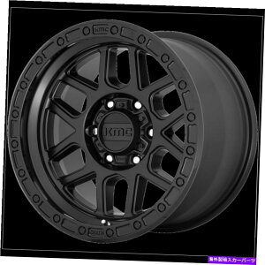 zC[@4{Zbg 17x9 kmc km544OXubNbvzC[tTeubN6x5.5i-12mmjZbg4 17x9 KMC KM544 Satin Black With Gloss Black Lip Wheels 6x5.5 (-12mm) Set of 4