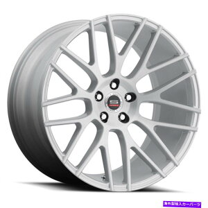 �z�C�[���@4�{�Z�b�g 20x9 SPEC-1 SPL-001�V���o�[�u���V�z�C�[���u�����N�i32mm�j4�̃Z�b�g 20x9 Spec-1 SPL-001 Silver Brushed Wheels Blank (32mm) Set of 4