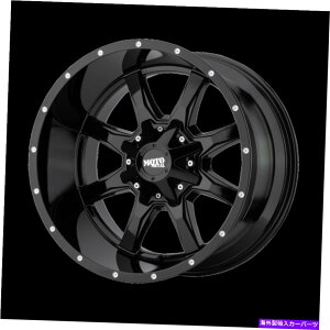 �z�C�[���@4�{�Z�b�g 18x9 Moto Metal Mo970�O���X�u���b�N�~���t�����b�v�z�C�[��8x180�i18mm�j�Z�b�g4 18x9 Moto Metal MO970 Gloss Black With Milled Lip Wheels 8x180 (18mm) Set of 4�y���s�A���i�z