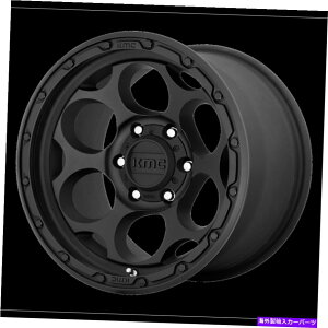 �z�C�[���@4�{�Z�b�g 17x8.5 kmc km541�_�[�e�B�n���[�e�N�X�`���u���b�N�z�C�[��6x135�i18mm�j�Z�b�g4 17x8.5 KMC KM541 Dirty Harry Textured Black Wheels 6x135 (18mm) Set of 4�y���s�A���i�z