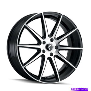 zC[@4{Zbg 20x8.5 Kraze CosmosubN/@BHzC[5x120i38mmjZbg4 20x8.5 KRAZE Cosmos Black/Machined Wheels 5x120 (38mm) Set of 4