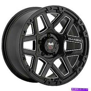 �z�C�[���@4�{�Z�b�g 17x9�}���o595MB M23�O���X�u���b�N�z�C�[��6x5.5�i12mm�j�Z�b�g4�̃Z�b�g 17x9 Mamba 595MB M23 Gloss Black Wheel 6x5.5 (12mm) Set of 4�y���s�A���i�z