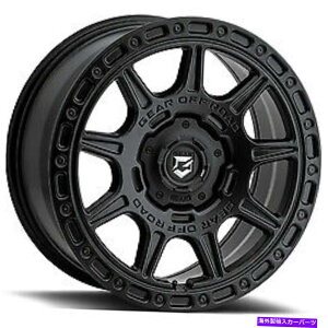 �z�C�[���@4�{�Z�b�g 18x8�M�A�I�t���[�h758SB�T�e���u���b�N�z�C�[��5x100�i35mm�j�Z�b�g4 18x8 Gear Off Road 758SB Satin Black Wheels 5x100 (35mm) Set of 4�y���s�A���i�z