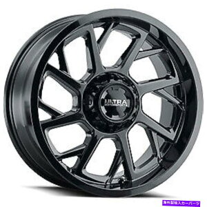 zC[@4{Zbg 20x9Eg120bkpgIbgOXubNzC[5x5i-12mmjZbg4 20x9 Ultra 120BK Patriot Gloss Black Wheels 5x5 (-12mm) Set of 4