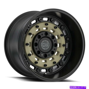 zC[@4{Zbg 16x8ubNzC[̍TC̃A[Zi6x5.5i-10mmjZbg4 16x8 Black Rhino Arsenal Sand On Black Wheels 6x5.5 (-10mm) Set of 4