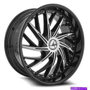 zC[@4{Zbg 20x8.5 Azara Aza-516 Gloss BlackMachined Wheels 5x110/5x4.5i35mmjZbg4 20x8.5 Azara AZA-516 Gloss Black & Machined Wheels 5x110/5x4.5 (35mm) Set of 4