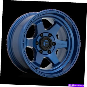 �z�C�[���@4�{�Z�b�g 17x9 Fuel 1PC D739 SHOK DARK BLUEWHEELS 6x5.5�i1mm�j�Z�b�g4�̃Z�b�g 17x9 Fuel 1PC D739 SHOK Dark Blue Wheels 6x5.5 (1mm) Set of 4�y���s�A���i�z