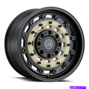 zC[@4{Zbg 18x8ubNzC[̍TCA[Zi5x110i30mmjZbg4̃Zbg 18x8 Black Rhino Arsenal Sand On Black Wheels 5x110 (30mm) Set of 4