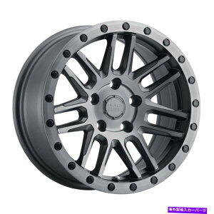 zC[@4{Zbg 17x8ubNTCA[`́AubNbvzC[5x120i30mmjZbg4̃ZbgtK^ubVOK^ 17x8 Black Rhino Arches Brushed Gunmetal W/Black Lip Wheel 5x120 