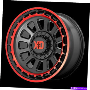 zC[@4{Zbg 17x9 XDV[YXD856IKubN}bnw/bhzC[6x135/6x5.5i-12mmjZbg4 17x9 XD Series XD856 Omega Black Mach W/Red Wheels 6x135/6x5.5 (-12mm) Set of 4