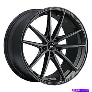 ホイール 4本セット 18x8 konig 37bオーバーステアグロスブラックホイール5x4.5(35mm)セット4 18x8 Konig 37B Oversteer Gloss Black Wheels 5x4.5 (35mm) Set of 4