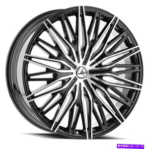 zC[@4{Zbg 20x8.5 Azara Aza-522 Gloss BlackMachined Wheels 5x4.5/5x120i35mmjZbg4 20x8.5 Azara AZA-522 Gloss Black & Machined Wheels 5x4.5/5x120 (35mm) Set of 4