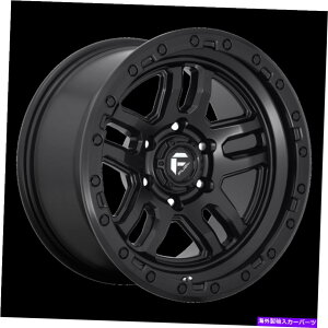 �z�C�[���@4�{�Z�b�g 17x9�R��D700�e��}�b�g�u���b�N�z�C�[��6x5.5�i1mm�j�Z�b�g4 17x9 Fuel D700 Ammo Matte Black Wheels 6x5.5 (1mm) Set of 4�y���s�A���i�z