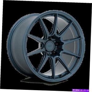 �z�C�[���@4�{�Z�b�g 18x8 TSW�P�����O���X�_�[�N�u���[�z�C�[��5x4.25�i42mm�j�Z�b�g4 18x8 TSW Kemora Gloss Dark Blue Wheels 5x4.25 (42mm) Set of 4�y���s�A���i�z