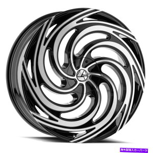 zC[@4{Zbg 20x8.5 Azara Aza-519 Gloss BlackMachined Wheels 5x108/5x4.5i35mmjZbg4 20x8.5 Azara AZA-519 Gloss Black & Machined Wheels 5x108/5x4.5 (35mm) Set of 4