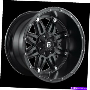 �z�C�[���@4�{�Z�b�g 17x9�R��1PC D531�l���}�b�g�u���b�N�z�C�[��5x4.5/5x5�i1mm�j�Z�b�g4�̃Z�b�g 17x9 Fuel 1PC D531 HOSTAGE Matte Black Wheels 5x4.5/5x5 (1mm) Set of 4�y���s�A���i�z