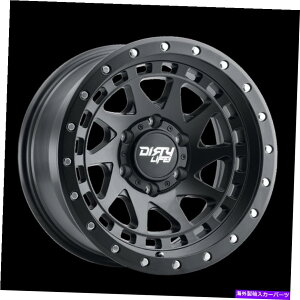 �z�C�[���@4�{�Z�b�g 17x9�_�[�e�B���C�t�G�j�O�}�v���}�b�g�u���b�N�z�C�[��6x5.5�i-12mm�j�Z�b�g4 17x9 DIRTY LIFE ENIGMA Pro Matte Black Wheels 6x5.5 (-12mm) Set of 4�y���s�A���i�z
