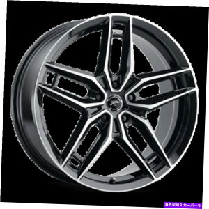 zC[@4{Zbg 20x8.5 Platinum 464U Lotus Gloss BlackMilled Wheels 5x115i35mmjZbg4 20x8.5 Platinum 464U Lotus Gloss Black & MIlled Wheels 5x115 (35mm) Set of 4