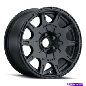 zC[@4{Zbg 16x7\bhMR502[}bgubNzC[5x100i15mmjZbg4 16x7 Method MR502 Rally Matte Black Wheels 5x100 (15mm) Set of 4