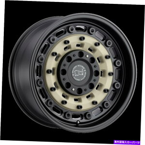 �z�C�[���@4�{�Z�b�g 17x8�u���b�N�T�C�A�[�Z�i���T���h�T���h�u���b�N�z�C�[��5x4.5/5x120�i30mm�j�Z�b�g4 17x8 Black Rhino Arsenal Sand Sand Black Wheels 5x4.5/5x120 (30mm) Set of 4