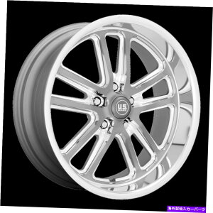 zC[@4{Zbg 18x9.5 US Mags U130eۃK^tGbWzC[5x4.5i1mmjZbg4̃Zbg 18x9.5 US Mags U130 Bullet Gun Metal W/Milled Edges Wheel 5x4.5 (1mm) Set of 4