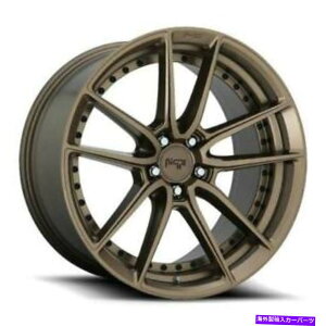 �z�C�[���@4�{�Z�b�g 18x8 M222�j�b�`DFS�}�b�g�u�����Y�z�C�[��5x120�i40mm�j�Z�b�g4 18x8 M222 Niche DFS Matte Bronze Wheels 5x120 (40mm) Set of 4