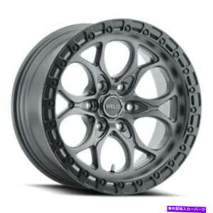 zC[@4{Zbg 20x10nڃIt[hW107bWK^ubNOzC[6x135i13mmjZbg4 20x10 WELD Off-Road W107 Ledge Gunmetal Black Ring Wheels 6x135 (13mm) Set of 4