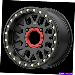 zC[@4{Zbg 15x6 KMC KS235Ol[hUTVr[hbNTeubNzC[4x137i38mmjZbg4 15x6 KMC KS235 Grenade UTV Beadlock Satin Black Wheels 4x137 (38mm) Set of 4