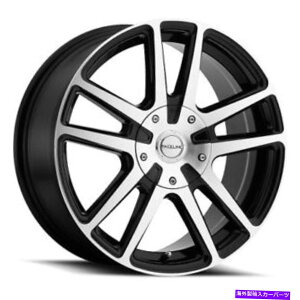 �z�C�[���@4�{�Z�b�g 18x8���[�V�����C��145m�G���R�[���u���b�N/�@�B���H�z�C�[��5x4.5/5x5�i+40mm�j�Z�b�g4 18x8 Raceline 145M Encore Black/Machined Wheels 5x4.5/5x5 (+40mm) Set of 4�y���s�A���i�z
