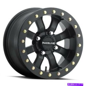 �z�C�[���@4�{�Z�b�g 15x7 Raceline A71B Mamba UTV BeadLock Black Wheels 4x156�i0mm�j4�̃Z�b�g 15x7 Raceline A71B Mamba UTV Beadlock Black Wheels 4x156 (0mm) Set of 4�y���s�A���i�z