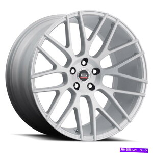 �z�C�[���@4�{�Z�b�g 20x9 SPEC-1 SPL-001�V���o�[�u���V�z�C�[��5x4.5�i38mm�j�Z�b�g4 20x9 Spec-1 SPL-001 Silver Brushed Wheels 5x4.5 (38mm) Set of 4