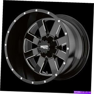 �z�C�[���@4�{�Z�b�g 20x9 Moto Metal Mo962 Gloss Black Milled Wheels 6x5.5�i0mm�j�Z�b�g4�̃Z�b�g 20x9 Moto Metal MO962 Gloss Black Milled Wheels 6x5.5 (0mm) Set of 4�y���s�A���i�z
